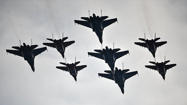 Rusų naikintuvas erzino JAV žvalgybinį lėktuvą