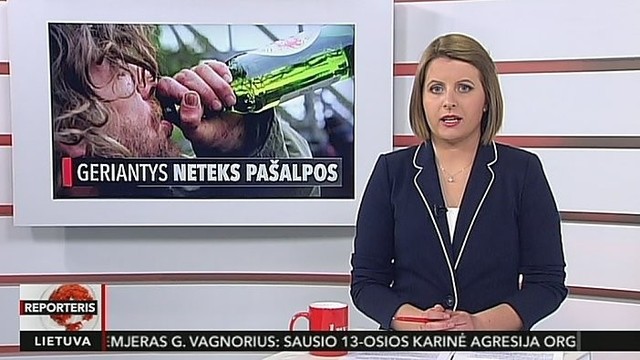 Alkoholį vartojantiems asmenis grės netekti pašalpos (I)