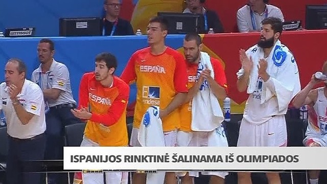FIBA meta Ispanijos rinktinę iš olimpiados, bet suteikia šansą