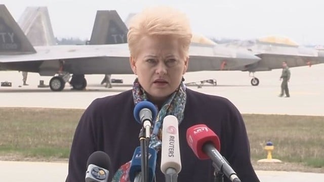 D. Grybauskaitė: dabar esame pasirengę dalytis našta su JAV
