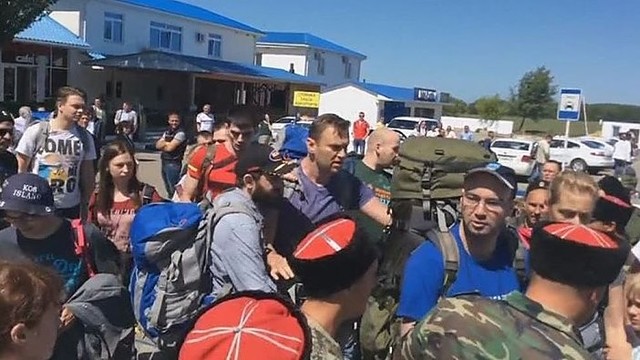 Per išpuolį sužeistas rusų opozicionierius Aleksejus Navalnas