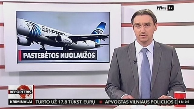 Netoli Kretos salos rastos „EgyptAir“ lėktuvo nuolaužos (I)