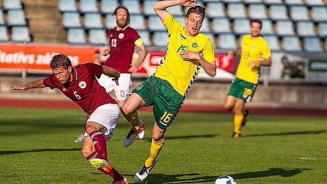Lietuvos futbolo pasaka baigėsi – pralaimėjo latviams