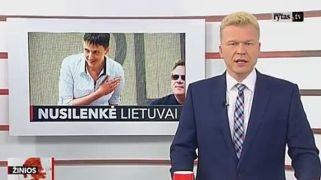 Nadija Savčenko nusilenkė Lietuvai