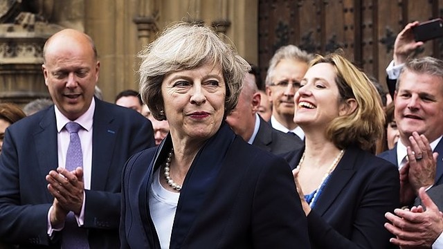 Theresa May trečiadienį bus paskirta JK premjere