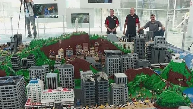 Olimpinis miestas atgimė lego modelyje