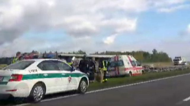 Autostradoje Klaipėda-Kaunas įvyko avarija