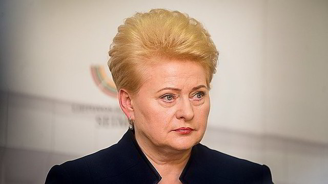 D. Grybauskaitė: J. Olekas įeis į istoriją kaip auksinių šaukštų ministras