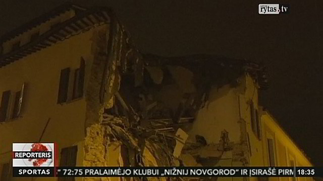 Italiją sukaustė baimė: laukiama naujų žemės drebėjimų(II)