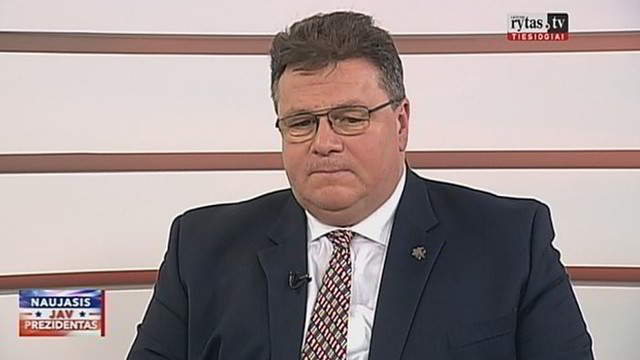 L. Linkevičius apie D. Trumpo pergalę: situacijos dramatizuoti nereikėtų