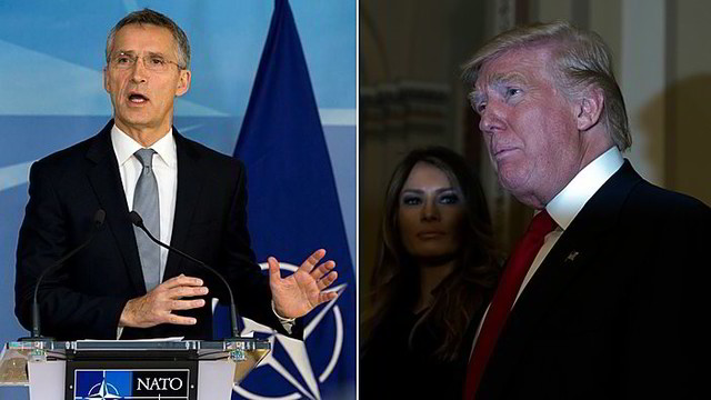 NATO vadovas Jensas Stoltenbergas kirto Donaldui Trumpui