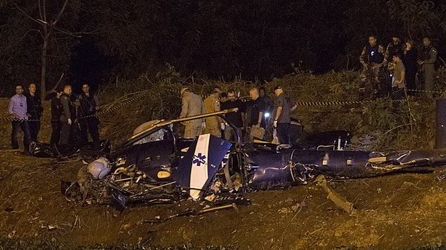 Rio de Žaneire nukritus sraigtasparniui žuvo keturi pareigūnai