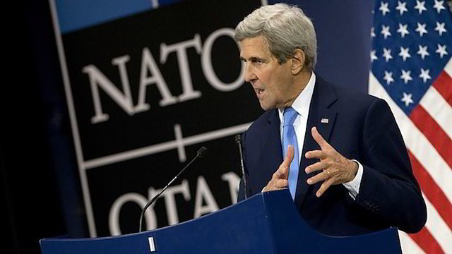 J. Kerry: „JAV įsipareigojimai NATO yra „nesvyruojantys“
