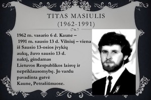 Titas Masiulis paskutinėmis valandomis: „Tėte, grįšk namo, o aš su draugais prie bokšto nulėksiu“