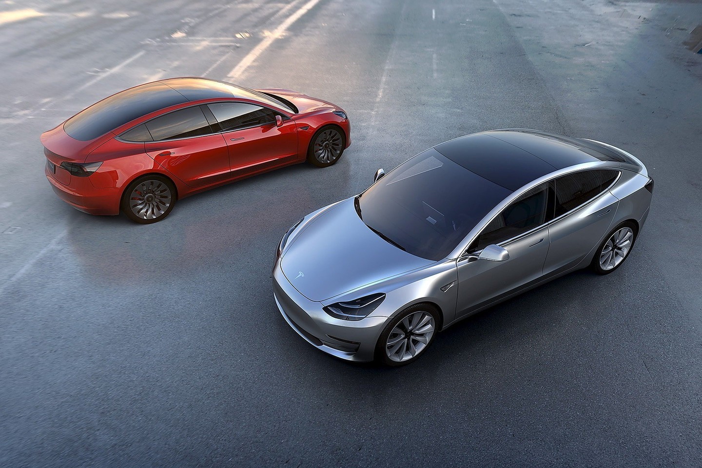 „Tesla Model 3“.<br>Gamintojo nuotr.