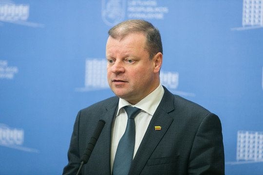 Premjeras: tvora pasienyje su Rusija pirmiausia užtikrins ekonominį saugumą