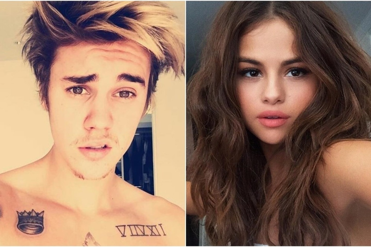 Justinas Bieberis ir Selena Gomez.<br>„Instagram“ nuotr.
