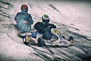 Prie kartingo meistrų Anykščiuose prisijungė svečiai iš Rusijos