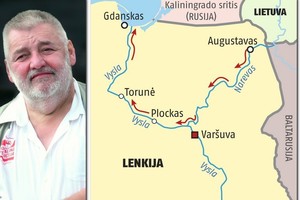 Alfredas Bumblauskas su ekspedicija ketina apiplaukti LDK žemes