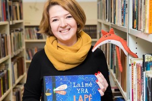 Lapė atnešė laimę iliustruotojai Aušrai Kiudulaitei