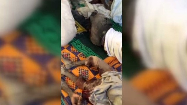 Vaizdai gali šokiruoti: Nigerijoje per klaidą subombarduota stovykla