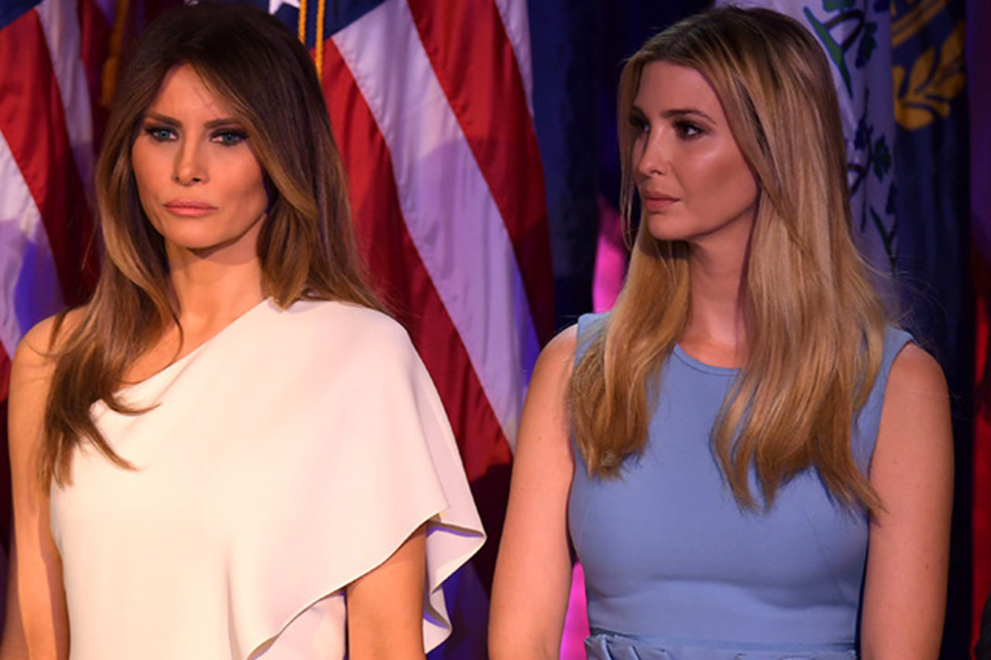 Melania Trump ir Donaldo duktė Ivanka Trump.