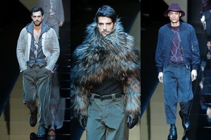 Vyriška „Giorgio Armani“ mada kitam šaltajam sezonui