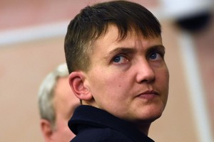 Nadija Savčenko pasiūlė už taiką Rytų Ukrainoje paaukoti Krymą