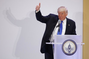 Donaldas Trumpas atvyko į Vašingtoną
