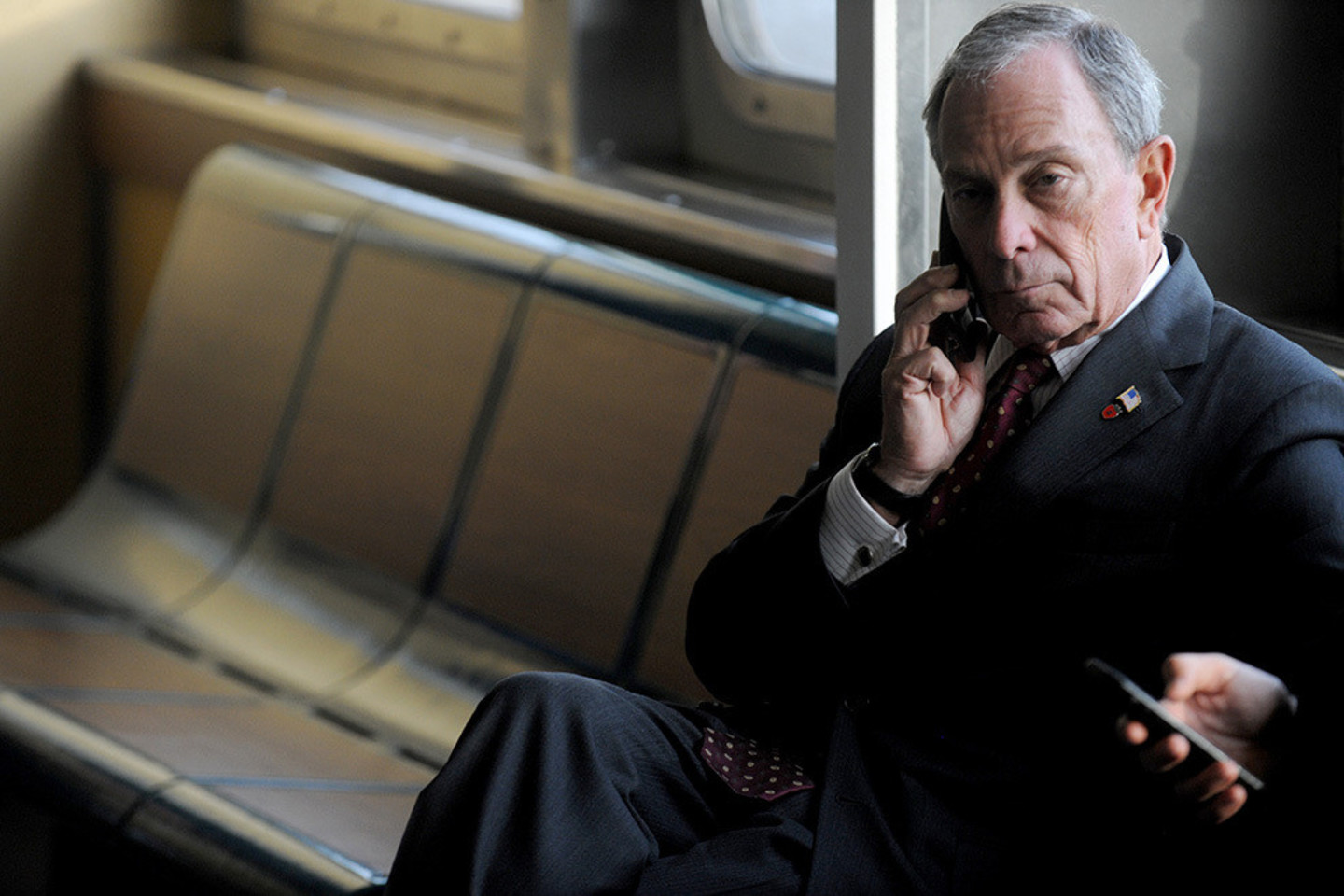 Rinkiminėje kovoje dėl JAV prezidento vietos ketino dalyvauti ir naujienų agentūros „Bloomberg“ įkūrėjas bei buvęs Niujorko meras M.Bloombergas.<br>Reuters/Scanpix nuotr.