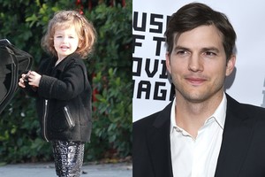 Aktorius Ashtonas Kutcheris parodė savo ūgtelėjusią dukrelę