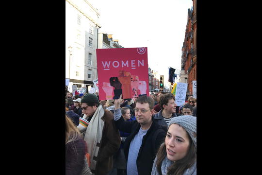 Moterų eisena Londone.<br>A.Ščiavinskaitės nuotr.