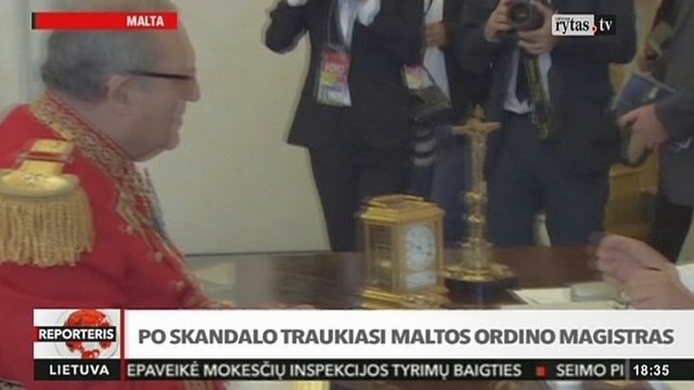 Po skandalo traukiasi Maltos ordino magistras (II)