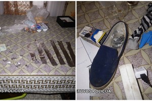 Tabore pareigūnų išsigandusi moteris narkotikus išpylė į indą su išmatomis