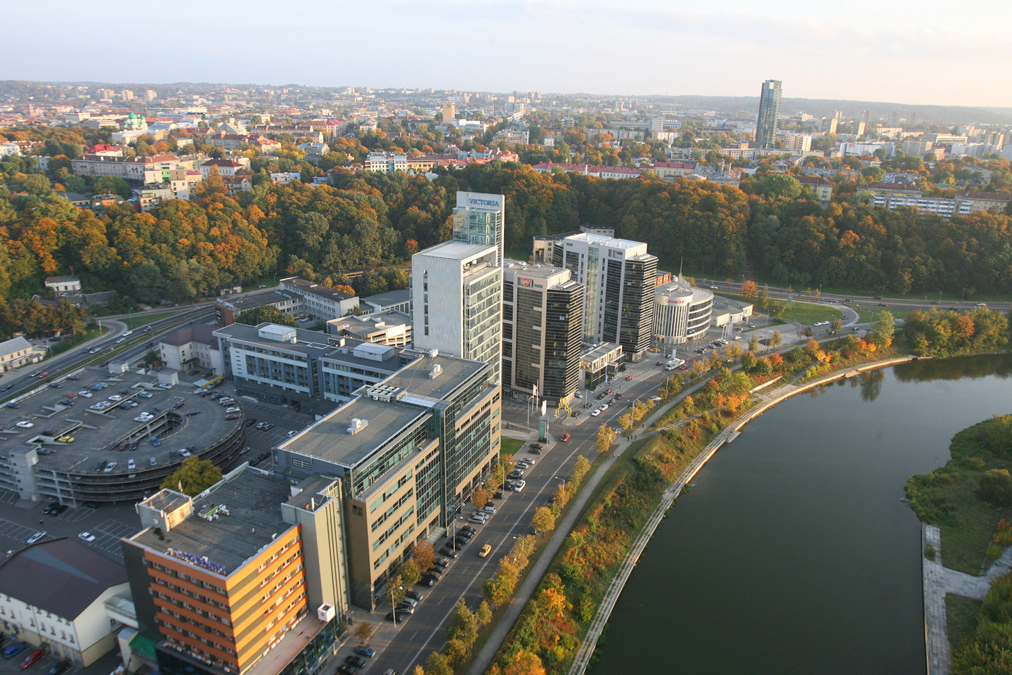Iki 2007-ųjų metų „Verslo trikampis“ buvo didžiausias verslo rajonas Vilniuje.<br>P.Lileikio nuotr.