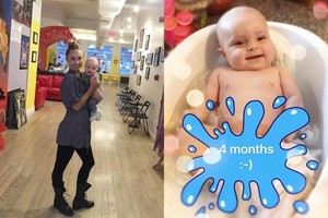 Buvusi „Žuvėdros“ šokėja Iveta Lukošiūtė parodė ūgtelėjusį sūnų Vidą