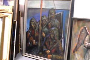 Įminta pradingusių tapytojo Vytauto Moncevičiaus-Mončio kūrinių mįslė