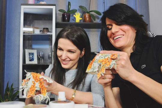 Dviejų vaikų mama verslą sukūrė iš servetėlių