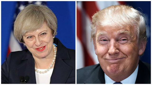 Theresa May ir Donaldas Trumpas vystys santykius su Rusija?