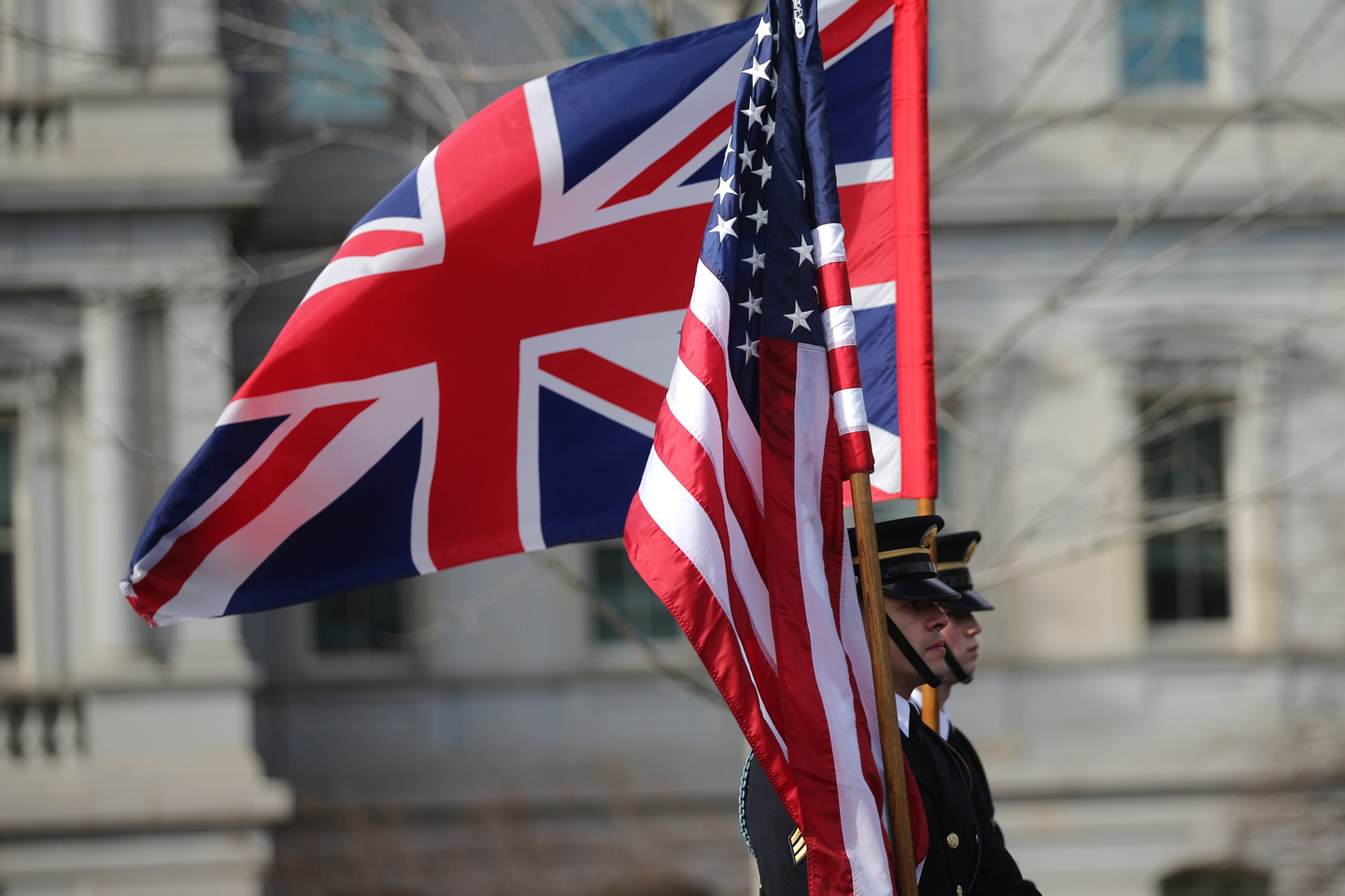 Jungtinė Karalystė siekia glaudesnių santykių su JAV.<br>„Reuters“/“Scanpix“ nuotr.