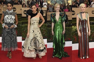 Ekrano aktorių gildijos apdovanojimuose labiausiai spindėjo Nicole Kidman