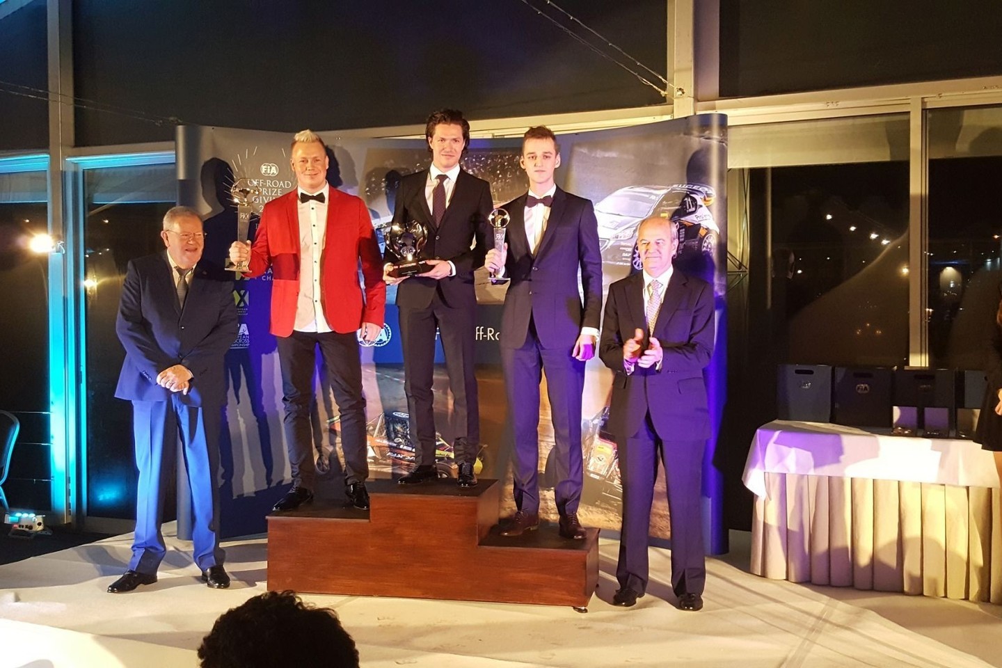 Portugalijoje buvo apdovanoti 2016 metų Europos ralio kroso čempionato prizininkai.<br>Komandos archyvo nuotr.
