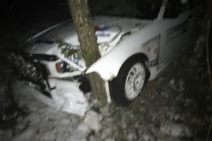 Giedrius Firantas ralio sezoną pradėjo avarija