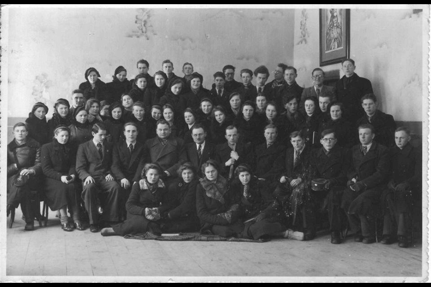 Šiaulių mokytojų seminarijos literatų būrelis (1940.03.15)<br>Rimo Kubos nuotr.