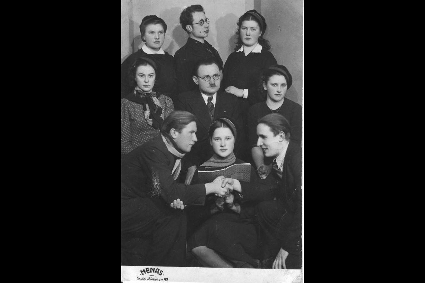 Šiaulių mokytojų seminarijos literatų būrelis (1940.03.15).<br>Rimo Kubos nuotr.