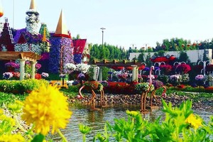 Dubajaus stebuklų sodas nukelia į magišką pasaulį