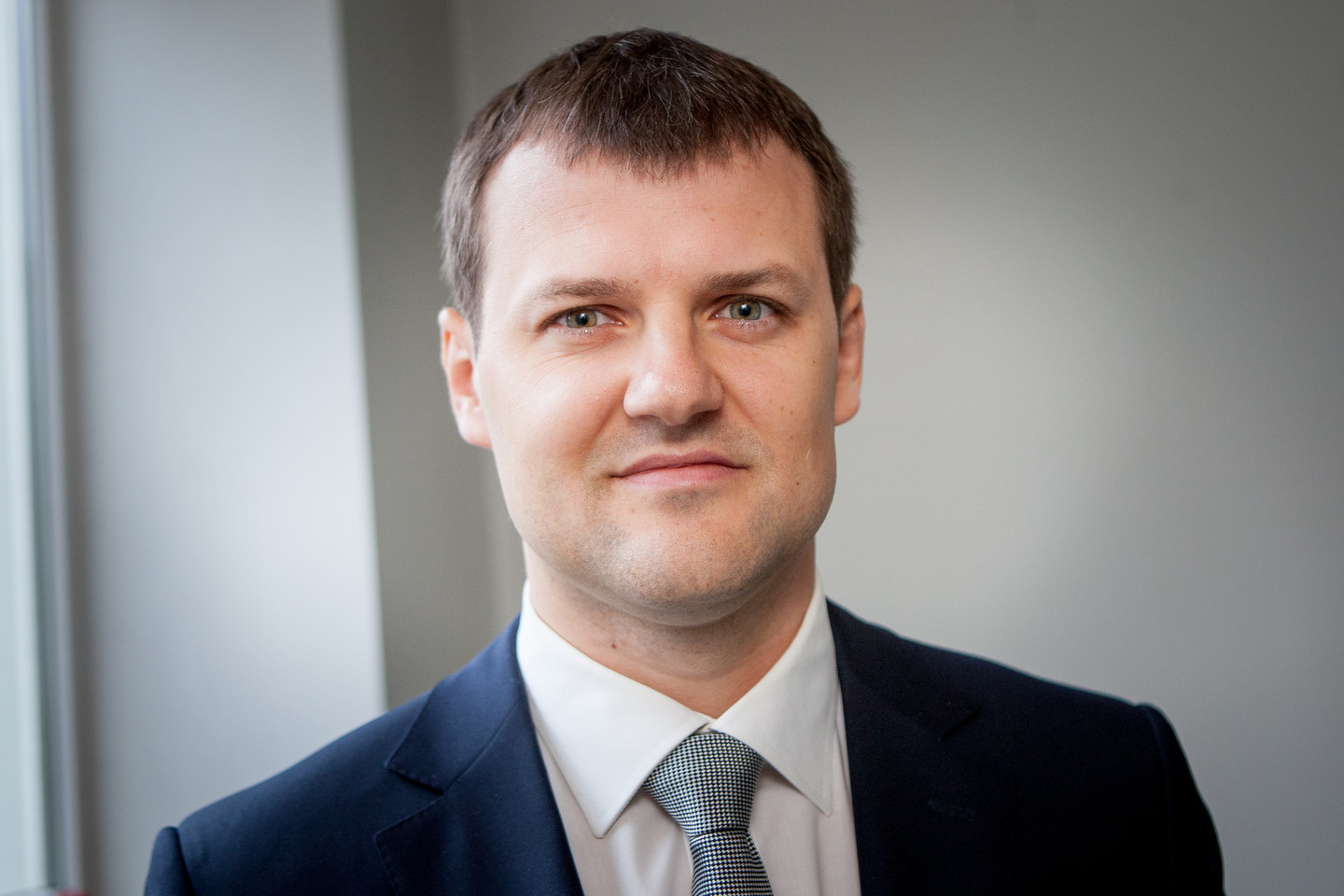 „Akcentuoju atsinaujinimą, mūsų vyresniųjų bičiulių pakeitimą naujais“, – sako G.Paluckas.<br>T.Bauro nuotr.