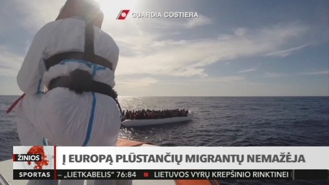 Į Europą plūstančių migrantų nemažėja