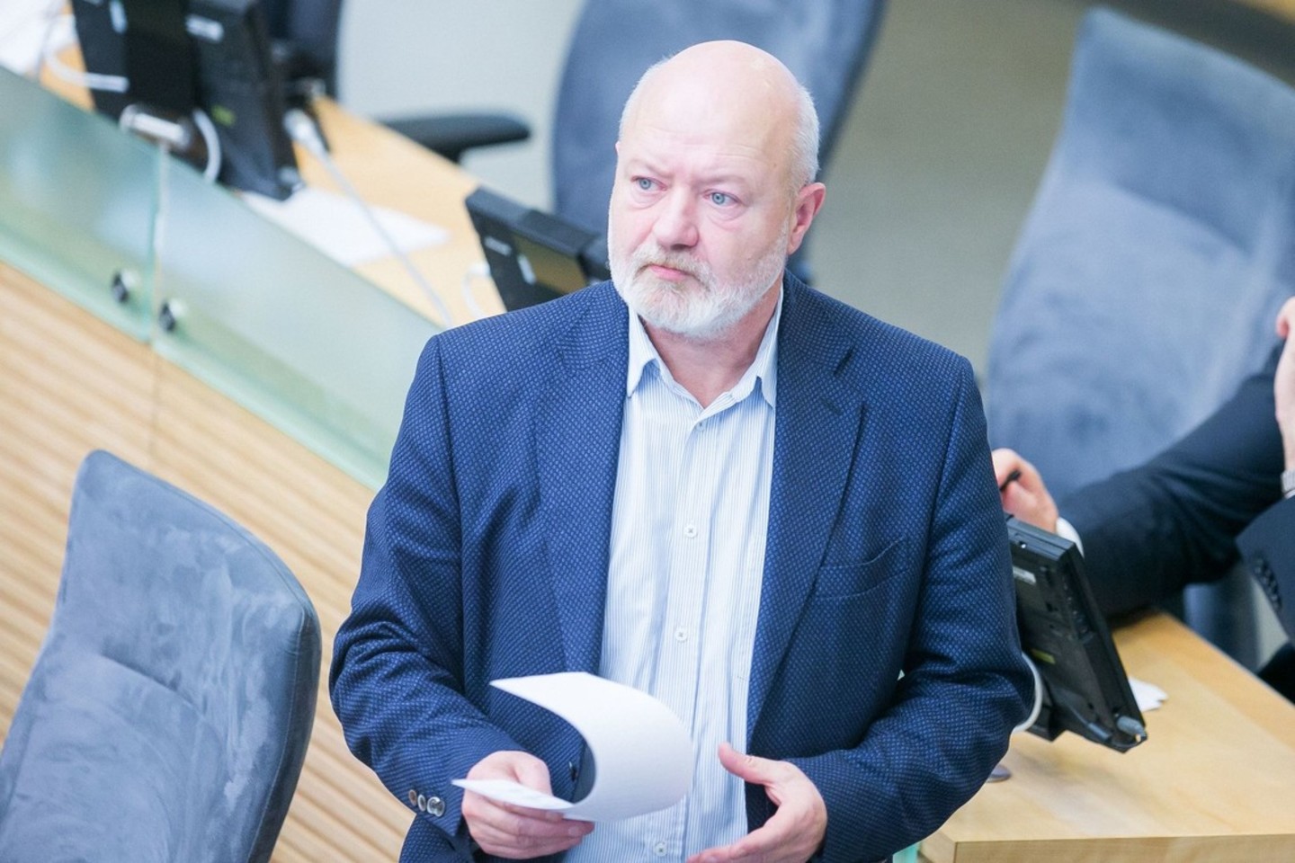 Seimo liberalų frakcijos seniūnas Eugenijus Gentvilas.<br>T.Bauro nuotr. iš archyvo