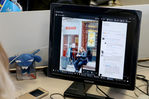 Atsitiktinai užfiksuota merginos nuotrauka feisbuke sukėlė aršią diskusiją